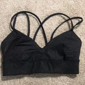 Black Sports Bra